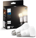 Philips Hue Smart 75W A19 LED Bulb - Soft Warm White Light - 2 Pack - 1100LM - E26 - Indoor - Control with Hue App - Works with Alexa, Google Assistant and Apple Homekit