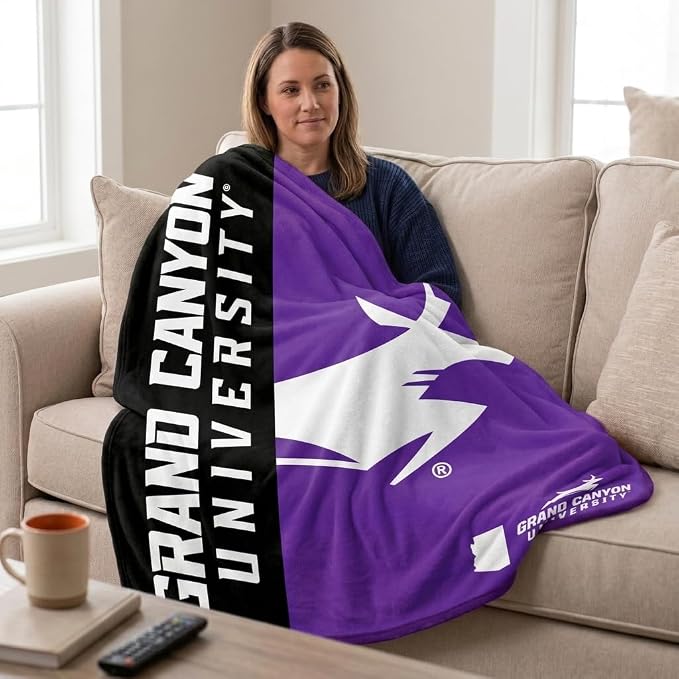 Proformance Home NCAA Grand Canyon Antelopes Endzone Ultra Soft Tailgate Throw