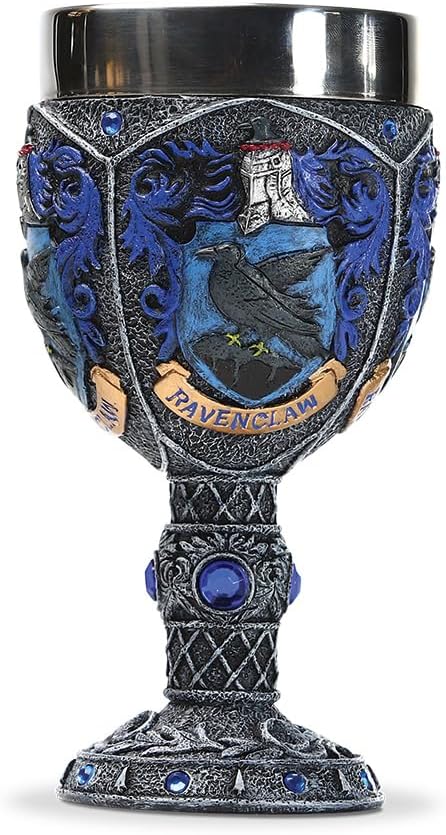 Enesco 6005060 Wizarding World of Harry Potter Ravenclaw Decorative Goblet Figurine, 7.09 Inch, Multicolor