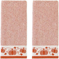 SKL Home Fall/Thanksgiving Pumpkin Vine Hand Towel Set-2pc, Spice by SKLHomebySaturdayKnightLtd