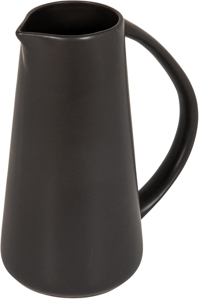 Bloomingville Black Stoneware Pitcher