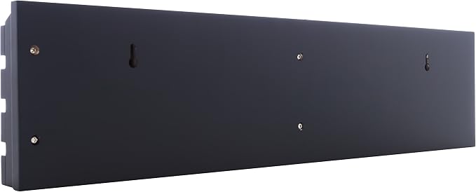 kieragrace KG Sydney Wall Shelf and Mail Holder with 3 Hooks - Black, 24"