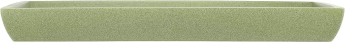 Avanti Linens - Vanity Tray, Resin Countertop Accessories, Guest Bathroom Essentials (Stratford Collection, Green)