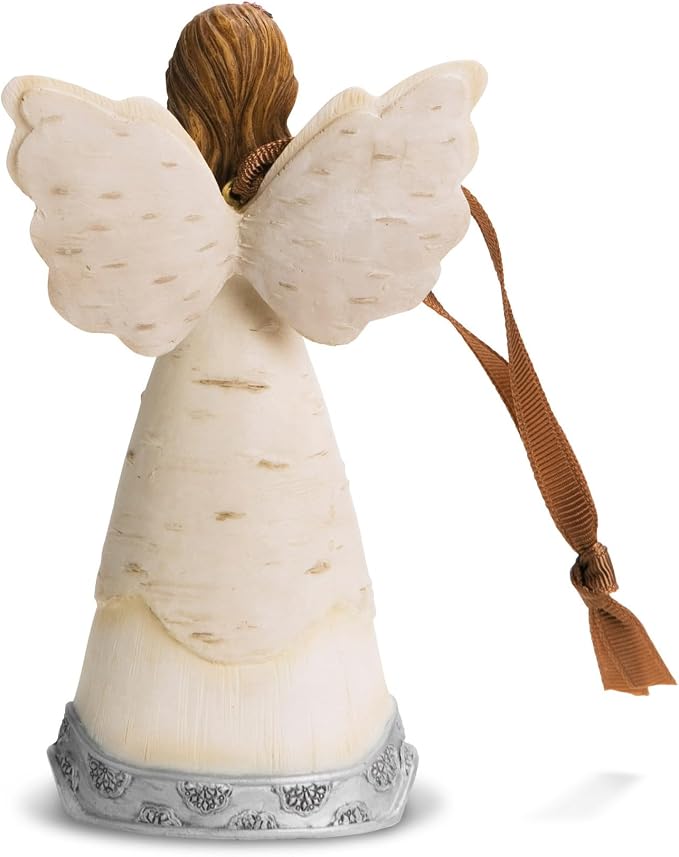 Pavilion Gift Company 82350 Niece Ornament/Angel Figurine, 4-1/2-Inch, Silver