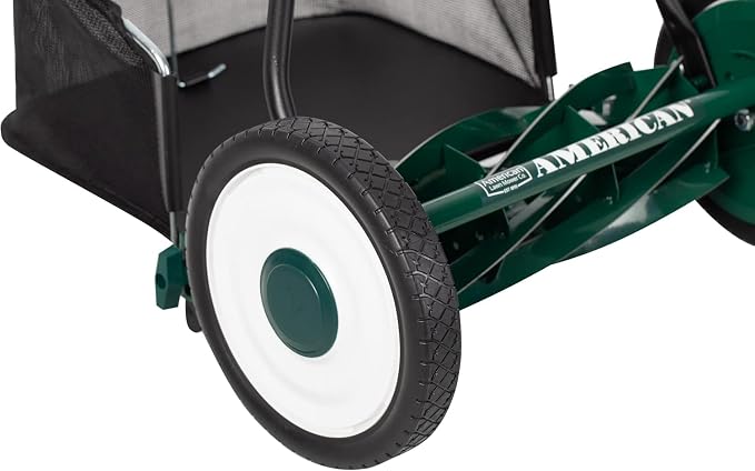 American Lawn Mower 1725-16GC 16" 7-Blade Reel Mower with Grass Catcher