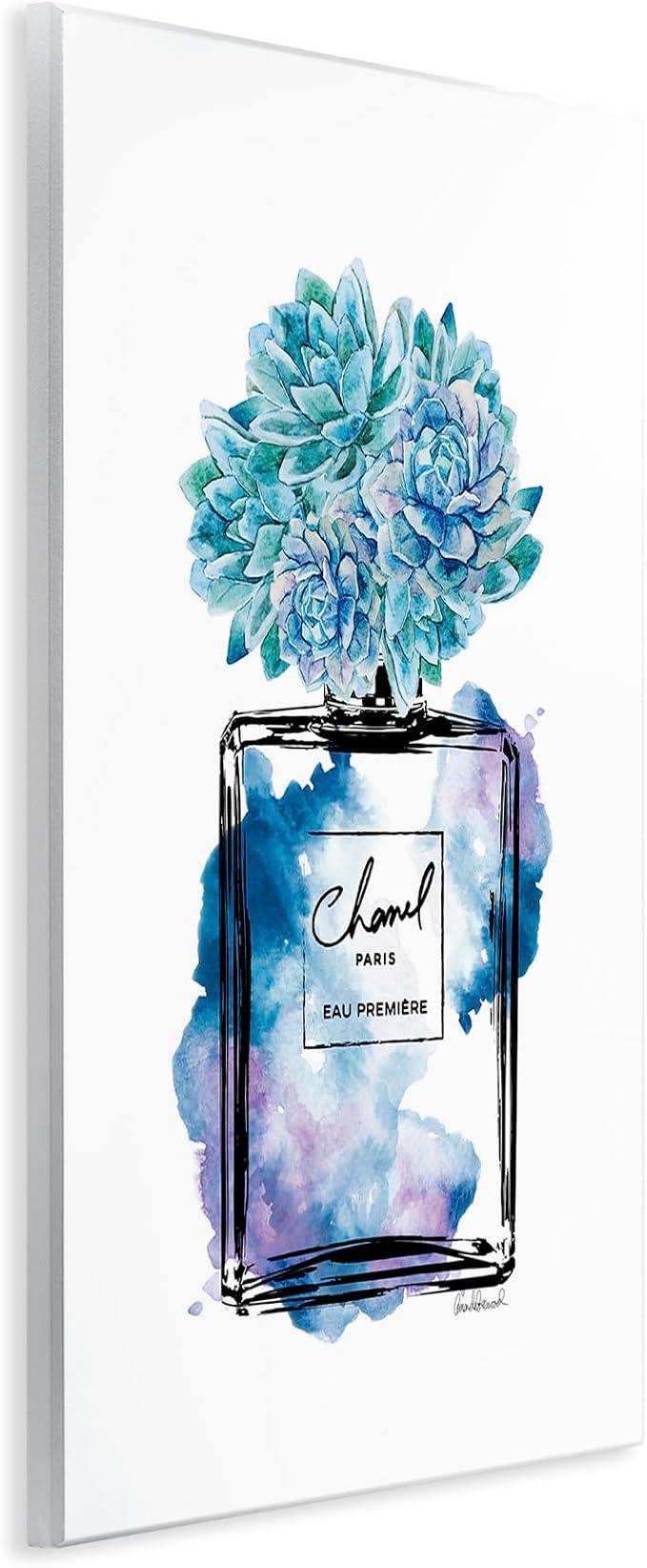 Watercolor Perfume Bottle, 13 x 19 Inch Mounted Print on Wall Plaque | Stupell Industries · By Amanda Greenwood · Ready to hang · Made in USA