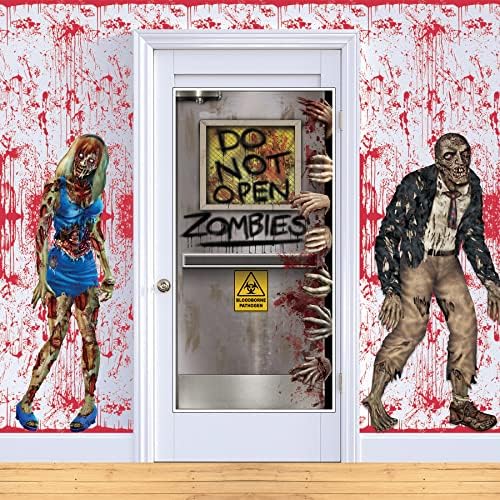 Beistle Bloody Wall Backdrop Halloween Horror Scene Setter 4 x 30 Feet