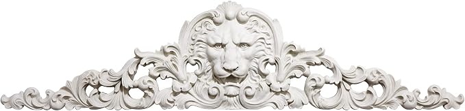 Design Toscano Remoulage Lion Sculptural Wall Pediment