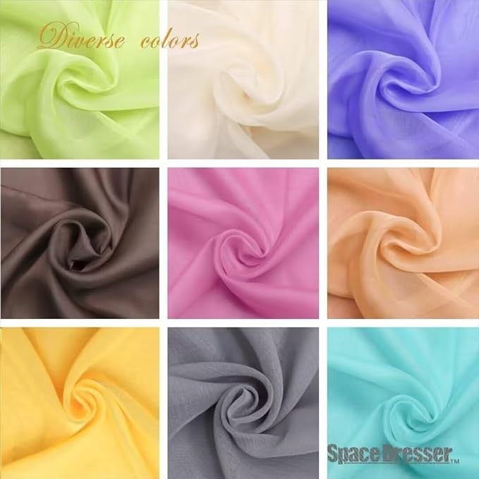 SpaceDresser Burnt Orange Sheer Curtains 4 Panels Rod Pocket Semi-Sheer Curtain 72 Inches Long Light Filtering Voile Window Drapes for Bedroom Living Room Kitchen, Each 52W x 72L