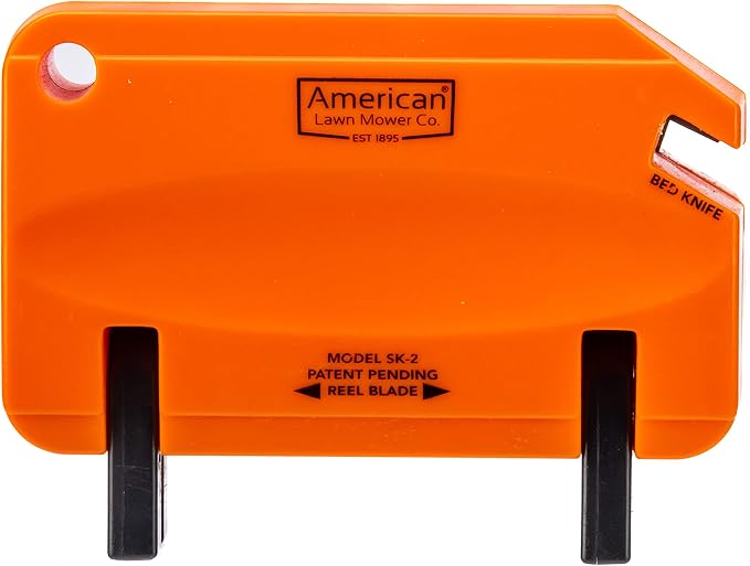American Lawn Mower 14-Inch 4-Blade Push Reel Lawn Mower + Hand Sharpener