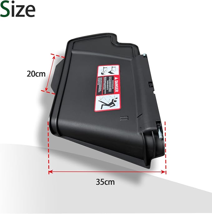 Kerlista replacmentpart Discharge Chute TCA16388 Compatible with modle 340, X350, X534,Z840A, Z910A, Z920A, Z925A Ztrak Mowers and LT180, LX280, LX289 Lawn Tractors