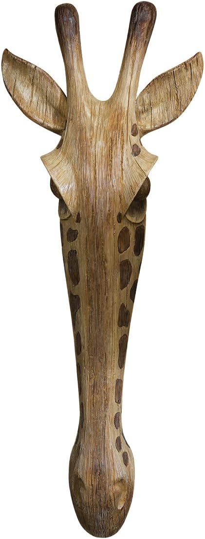 Design Toscano Animal Mask of the Savannah Wall Sculpture: Giraffe