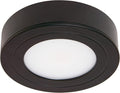 Armacost Lighting PureVue LED Puck Light, Black, 3000K, 233413 | Dimmable, Under Cabinet, 2.75 Inch Diameter, Hardwired, Low Voltage, Soft White Light