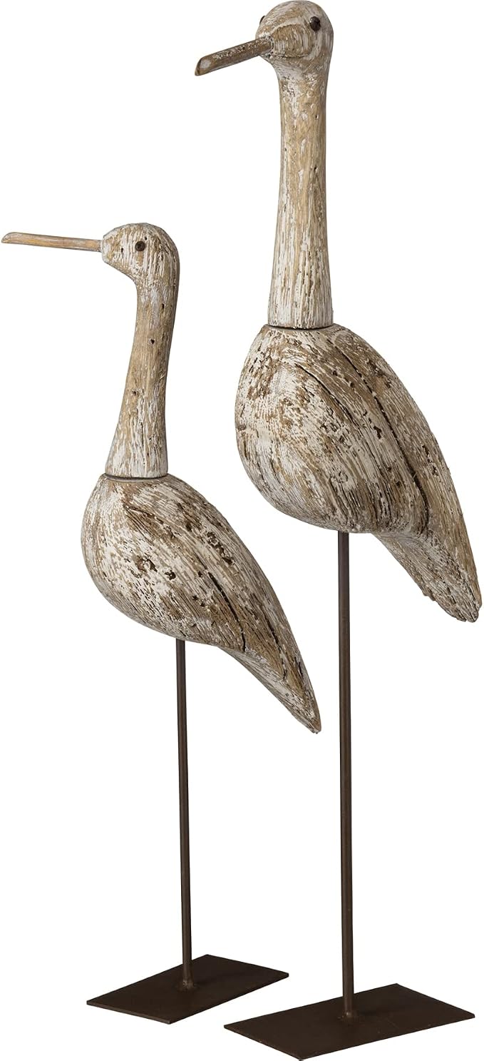 Primitives by Kathy Standing Herons Decorative Sitter Set, 9.75" x 18.75" x 3"