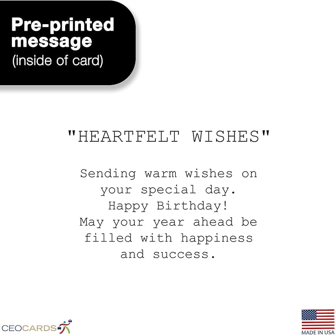 Happy Birthday Cards Bulk Greeting Card Set (Cat Lover) 18 Pack & White Envelopes - 5x7 Inch Birthday Theme for Family, Women, Men, Coworkers & Office (B2402)