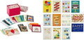 Hallmark Handmade All Occasion Boxed Greeting Card Assortment, Pink Floral (Pack of 20) & Handmade Birthday Cards Assortment, Happy Cake Day (12 Cards with Envelopes)
