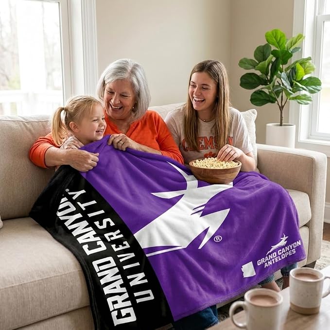 Proformance Home NCAA Grand Canyon Antelopes Endzone Ultra Soft Tailgate Throw