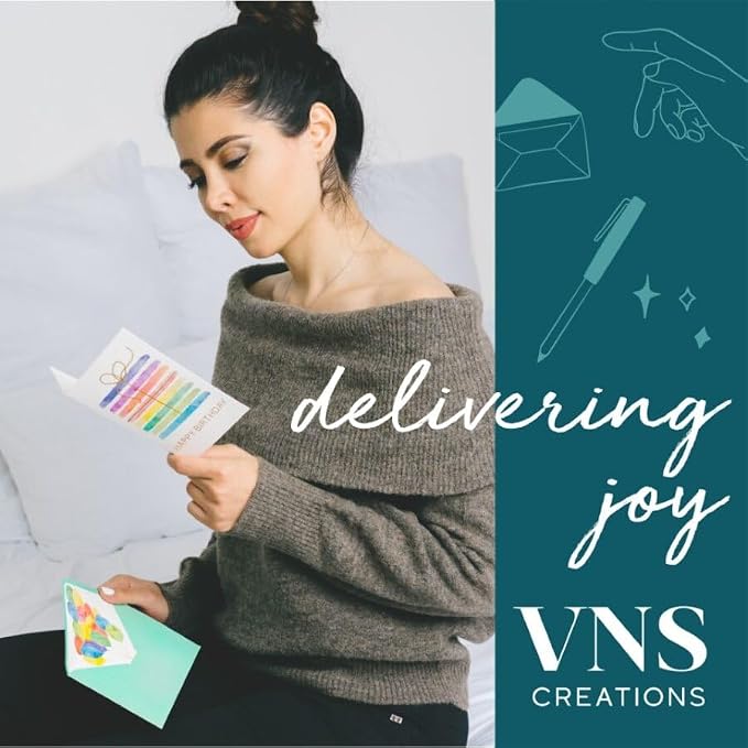 VNS Creations 100 Pack 4x6 Happy Birthday Cards Bulk with Envelopes & Stickers - Boxed, Blank Inside, Variety, Office Party - Assorted Birthday Greeting Note Cards Assortment Box for Kids & Adults