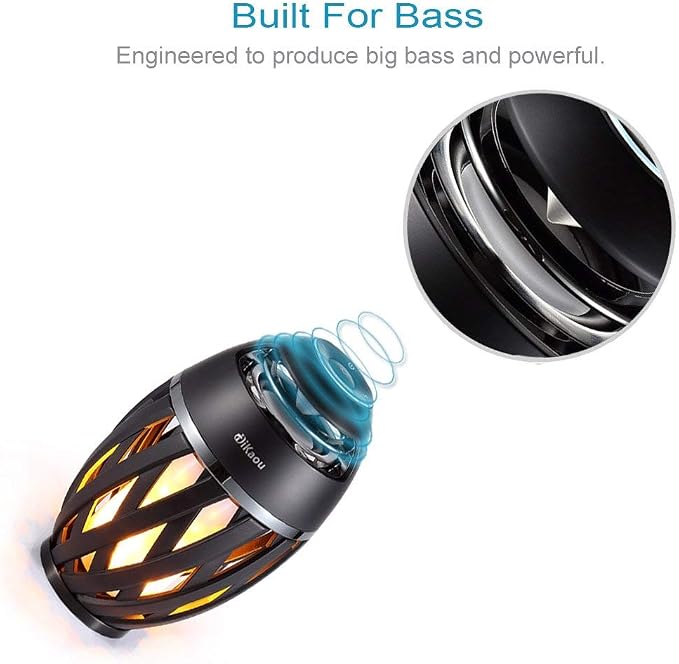 DiKaou Gifts for Men, Him, Outdoor Bluetooth Speaker, Unique Gifts for Him Dad, Wireless Speaker Waterproof with Torch Light, BT5.0 with HD Audio and Enhance Bass, Birthdays Gifts for Men Her Women