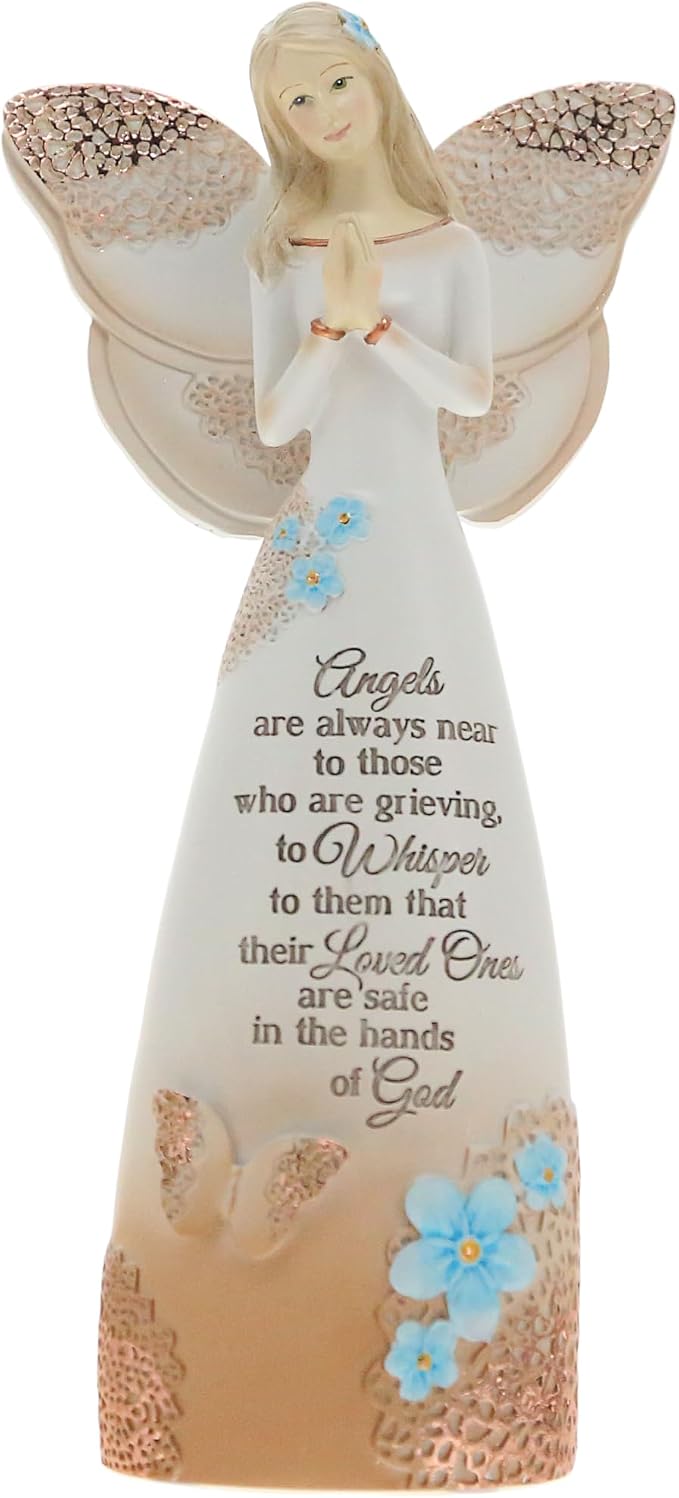 Pavilion Gift Company 19044 Light Your Way Memorial Loved Ones Angel Figurine, 9-Inch, Sandal