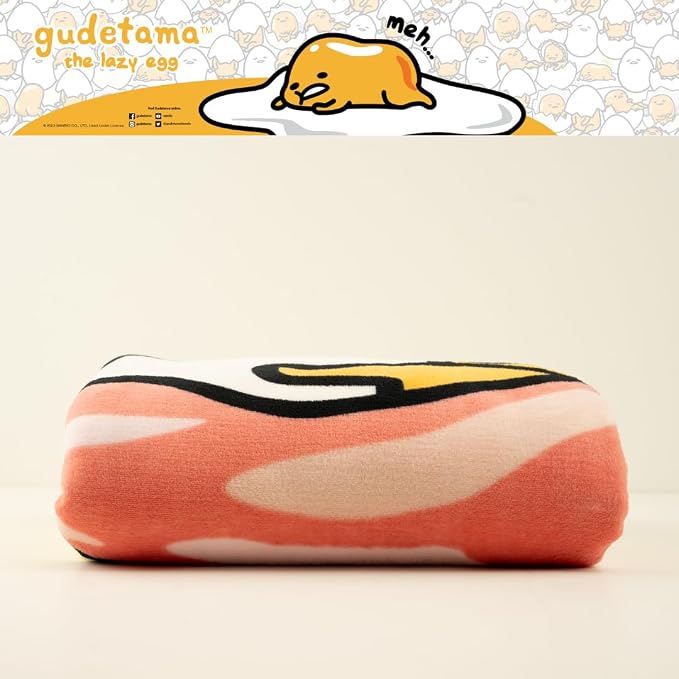 Collectibles Gudetama Bedding Super Soft Cozy Blanket, 62 in x 90 in, (Officially Licensed Product) by Franco