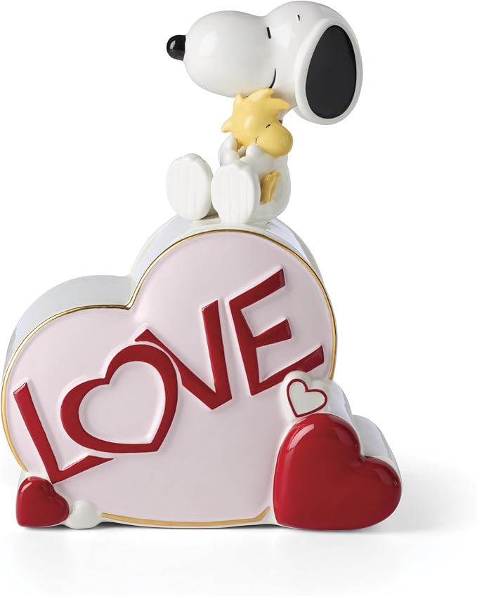 Lenox Peanuts Snoopy Valentine's Day Candy Jar