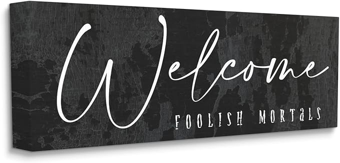 Stupell Industries Weathered Halloween, 17 x 40 Inch Canvas Wall Art | Stupell Industries · By Lil' Rue · Ready to hang · Spooky rustic holiday charm · Made in USA