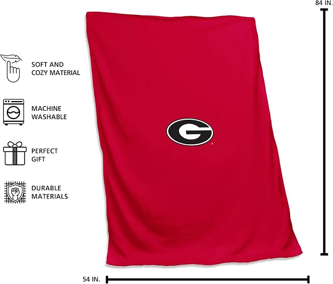 Logo Brands NCAA Unisex-Adult Sweatshirt Blanket