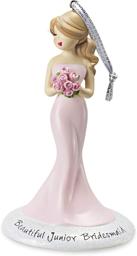 Pavilion Gift Company Philosophies Junior Bridesmaid Gift Christmas Ornament, 4.5"