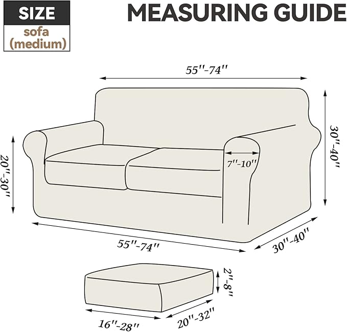 WEERRW Velvet Couch Covers for 2 Cushion Couch Sofa - High Stretch Luxury Velvet Plush 3 Pieces Sofa Slipcovers with Elastic Bottom, Furniture Protector for Pets, Machine Washable, Burgundy, Medium