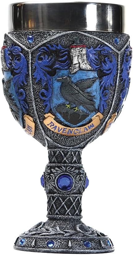 Enesco 6005060 Wizarding World of Harry Potter Ravenclaw Decorative Goblet Figurine, 7.09 Inch, Multicolor