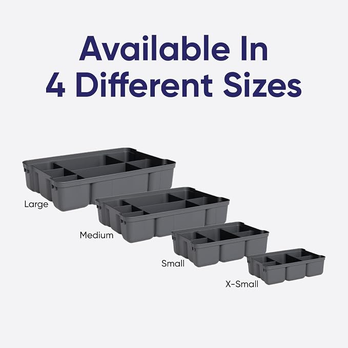 Superio Storage Container Organizing Tray for Superio Bin or Drawer Plastic Organize Sewing, Crafts