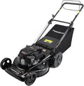 PowerSmart 22-inch 170cc 3-in-1 Self Propelled Gas Lawn Mower | 4-Cycle OHV Engine, Rear Bag/Mulching/Side-Discharge, 6-Position Height Adjustment, Steel Deck
