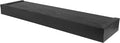 High & Mighty Floating Shelf, 24in x 6in, 1 Pack, Black | Black finish, 20lb capacity with tool-free drywall mounting, Ideal for books, plants, photos, and bathroom storage