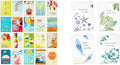 Hallmark Birthday Cards Assortment, 20 Cards with Envelopes & Sympathy Cards Assortment, Watercolor Nature (12 Assorted Thinking of You Cards with Envelopes)