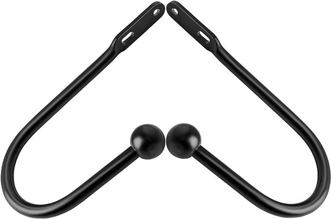 VRSS Wall Mount Curtain Tiebacks Drapery Holdbacks Curtain Holdback Hooks 6" L - Image 4