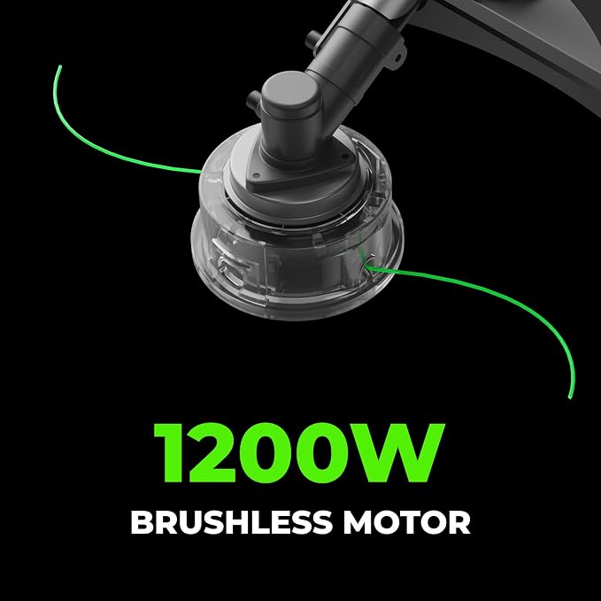 60V Cordless String Trimmer with 2.5Ah Battery & Fast Charger + 60V 5Ah Self-Propelled Electric Cordless Lawn Mower with 5.0Ah Battery