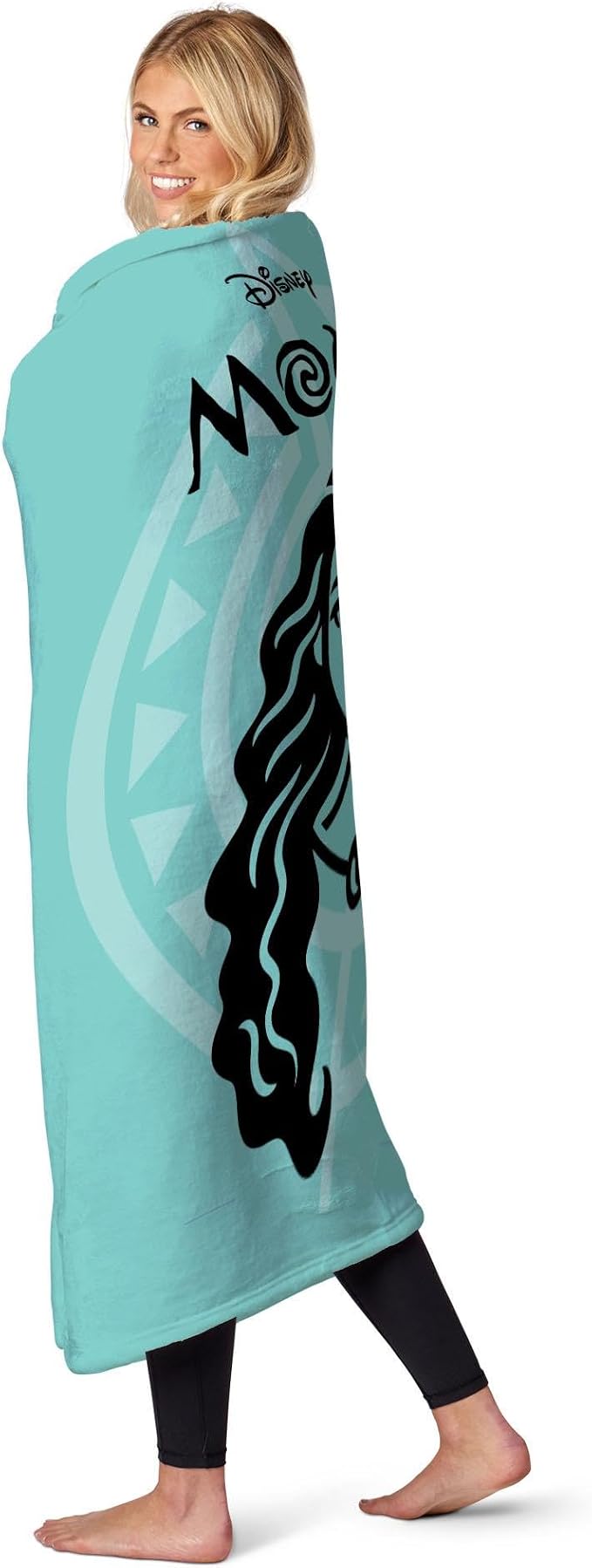 Northwest Disney Princess Silk Touch Throw Blanket, 50" x 60", Iconic Moana