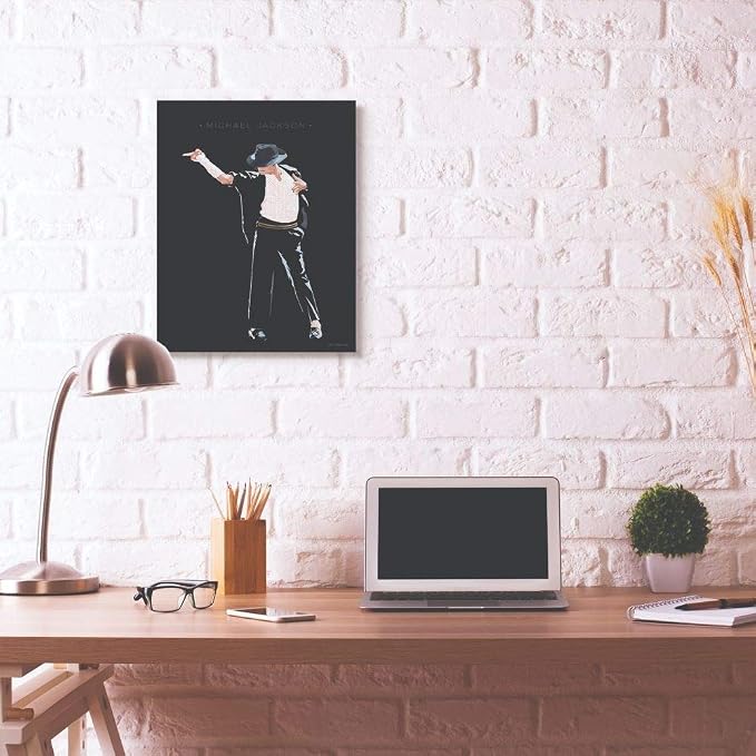 'Michael Jackson Famous People Characters'| Canvas Art