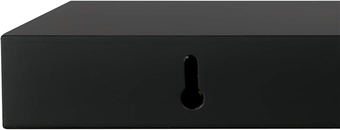 kieragrace Modern Floating-Shelves, Pack of 3, Black, 3 Count