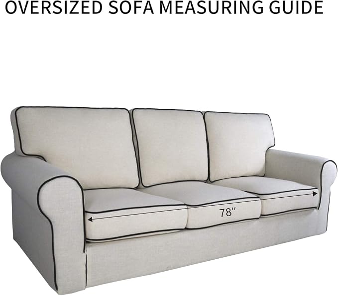PureFit Stretch Oversized Couch Covers Fleece Sofa Slipcovers Wine | 1-Piece Sofa Cover Washable Soft Couch Protector, Couch Slipcover with Non Skid Foam and Elastic Bottom for Kids, Dogs