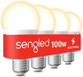 Sengled Alexa Light Bulbs 100W Equivalent, Smart Light Bulbs 1500 LM Bluetooth Mesh, Smart Bulbs That Work with Alexa Only, High Brightness, Soft White A19 2700K Dimmable Bulb, No Hub Required, 2 Pack