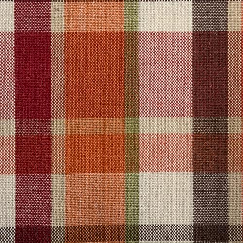 DII Thanksgiving & Fall Table Decoration Autumn Farmhouse Plaid, Napkin Set, 20x20, Pumpkin Spice Plaid, 6 Count - Image 5