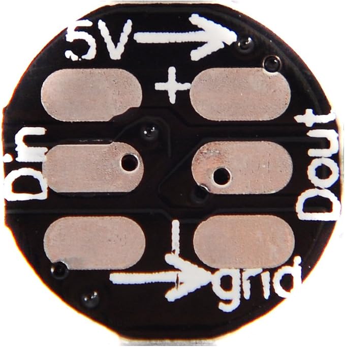 BTF-LIGHTING WS2812B 100PCS 5050SMD Individually Addressable Smart RGB LED Pixel for Arduino Single 1-led RGB LED Module Pixels Color Light Black PCB Only DC5V Christmas(No Adapter or Controller)
