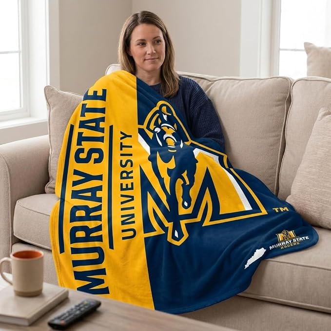 Proformance Home NCAA Murray State Racers Endzone Ultra Soft Tailgate Throw