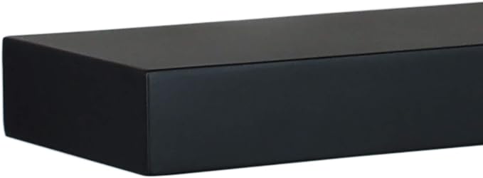 kieragrace Modern Floating-Shelves, Pack of 3, Black, 3 Count