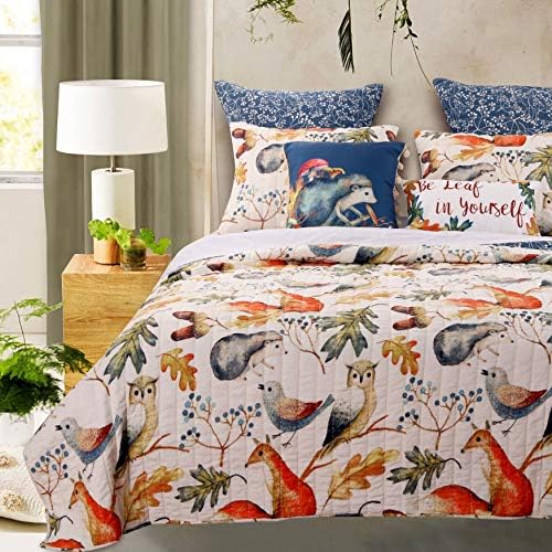 Barefoot Bungalow Willow Quilt Set, King, Off/White,GL-1806BMSK - Image 2