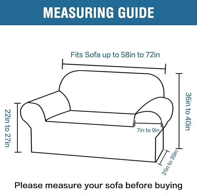 H.VERSAILTEX Stretch Velvet Loveseat Covers for 2 Cushion Couch Covers for Living Room Sofa Covers Slipcovers with Non Slip Straps Bottom, Ultra Thick Comfy Velour (Width 58"-72", Burnt Brick)