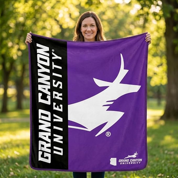 Proformance Home NCAA Grand Canyon Antelopes Endzone Ultra Soft Tailgate Throw