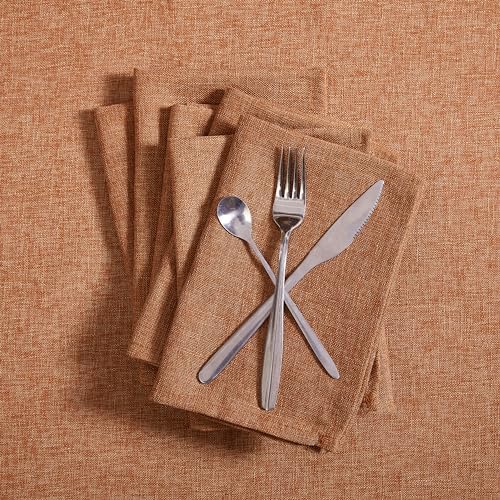 Laura Ashley Harper Set of 6 Napkins, 18" x 18", Spice - Image 4